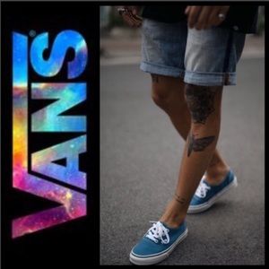 Vans Authentic Mens Skate Shoes In Blue 